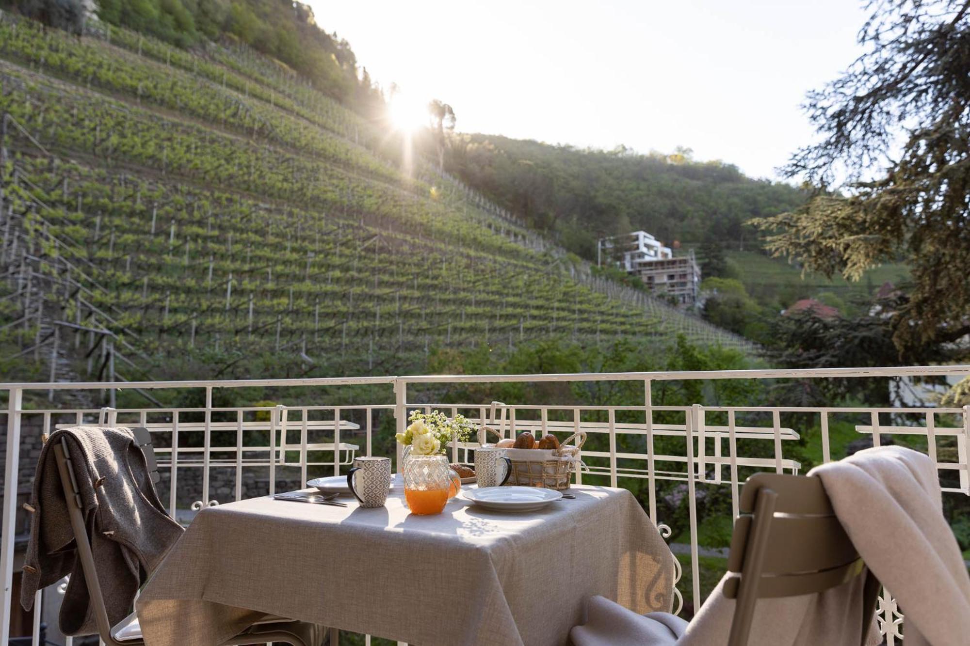 Der Ladurner Hof - Wohnen Am Weinberg Apartment Merano Bagian luar foto